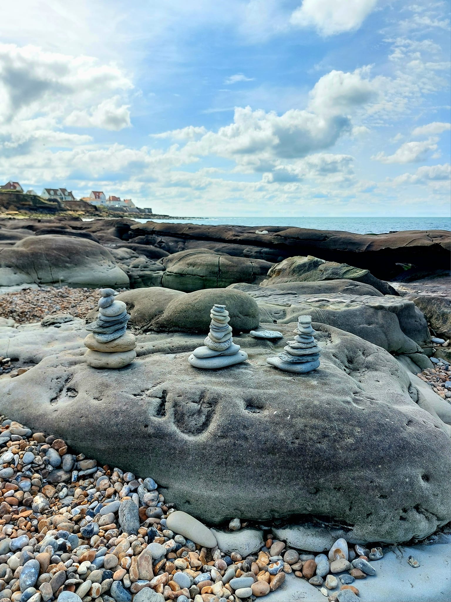 Audresselles Plage de galets septembre 2024